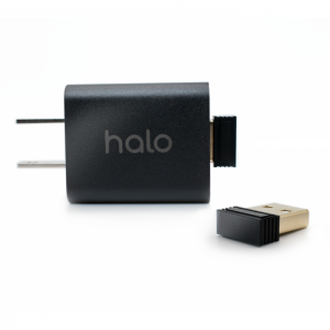 Wall plug with USB insert