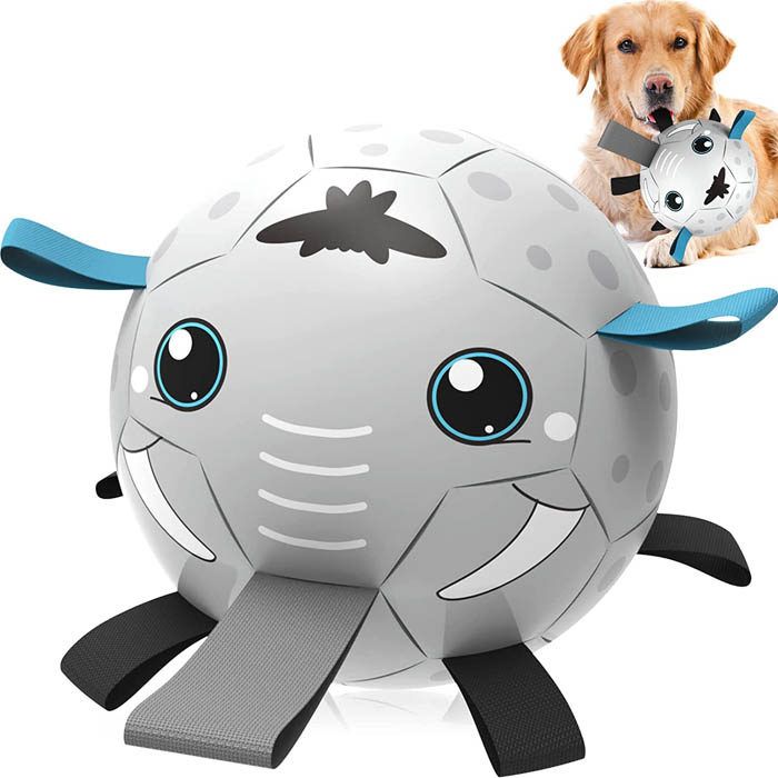 Soccer Ball with Grab Tabs dog toy