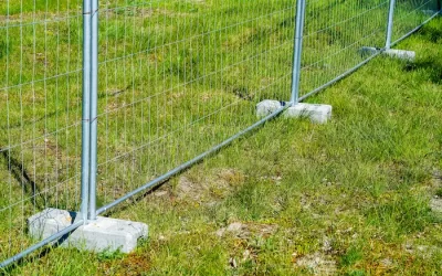 Setting Up a Portable Fence for Your Dog on Vacation